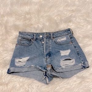 H&M High Waisted Jean Shorts - size 2